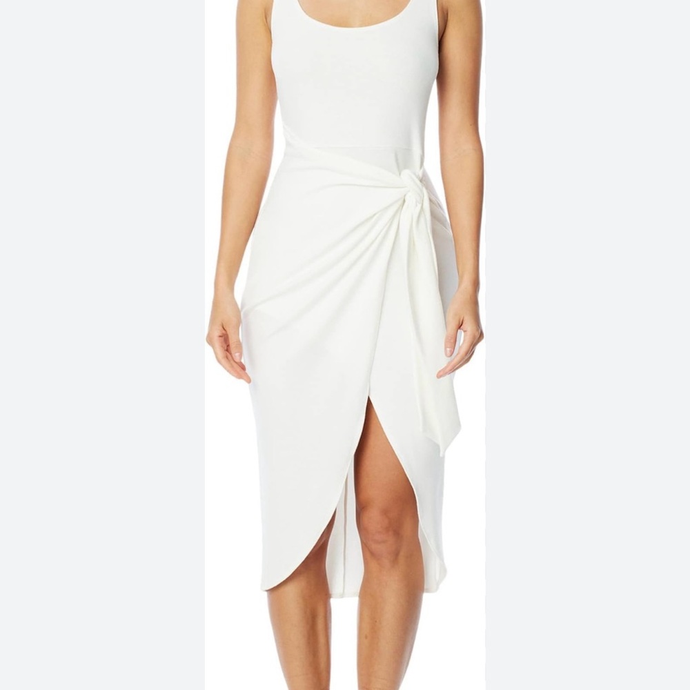 LBLC the Label White Sleeveless Sheath Dress